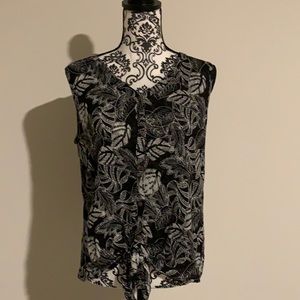 Rachel Zoe linen top